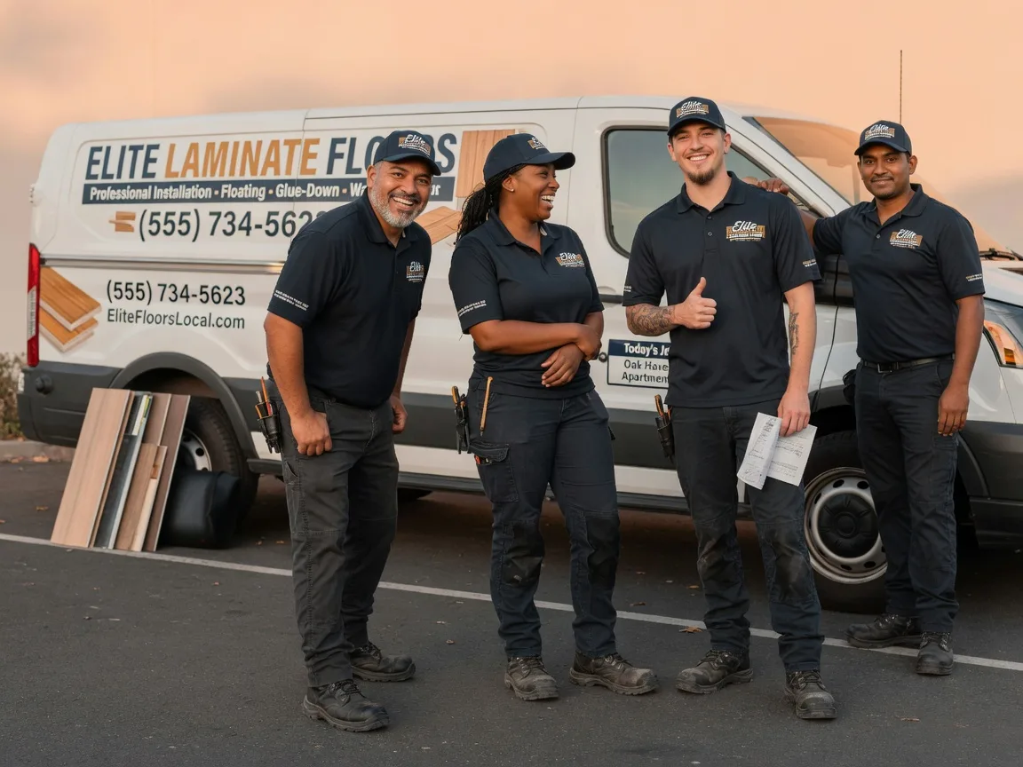 Laminate flooring installation company in O Brien, TX